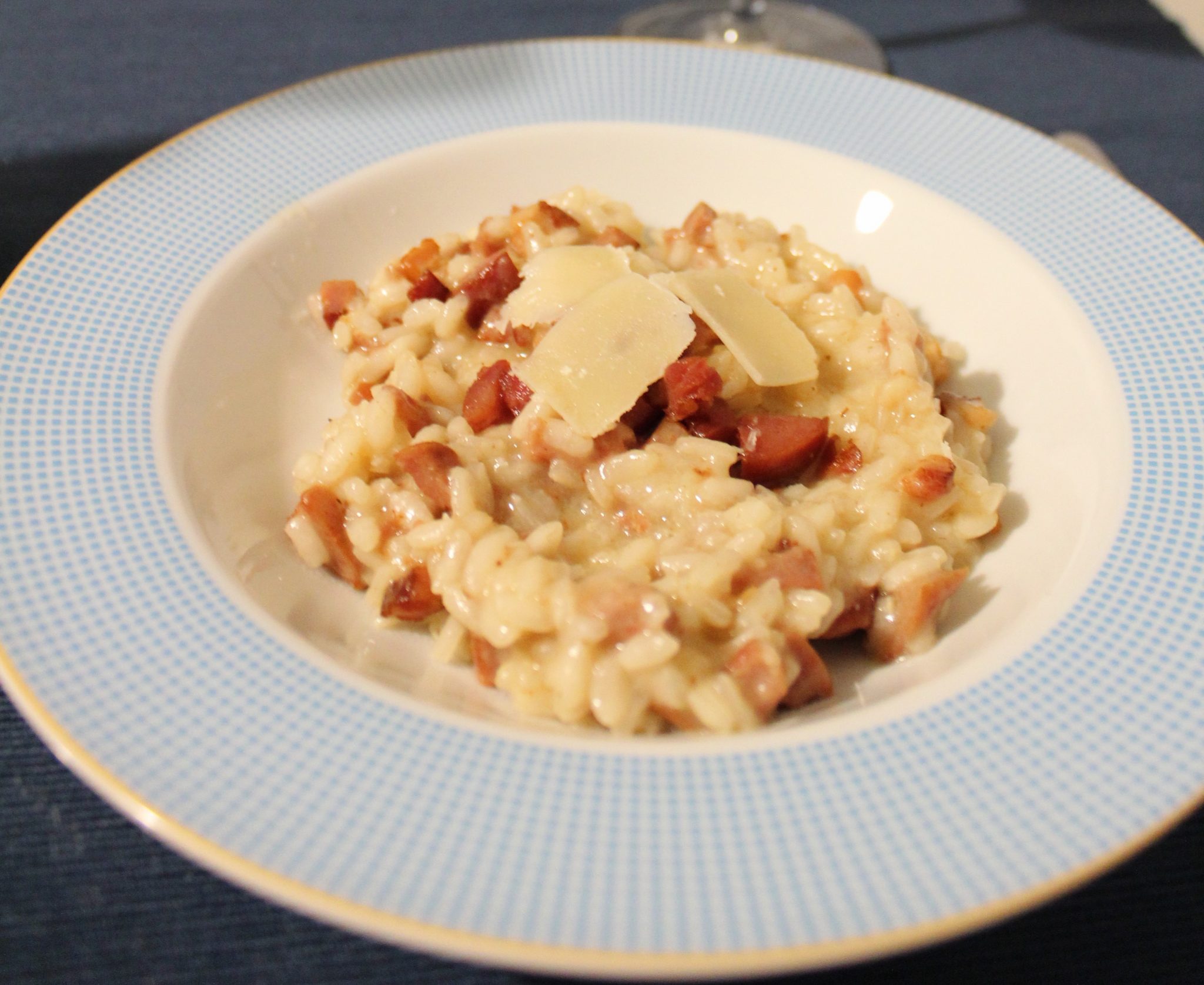 Risotto de calabresa e bacon - Receitas Mais